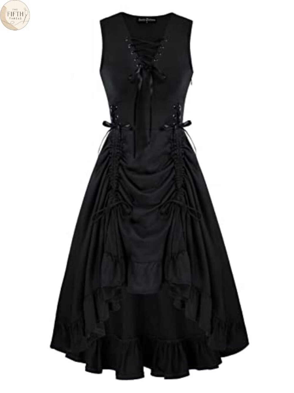 Victorian Steampunk Lace Up Gothic Dress Renaissance Costume